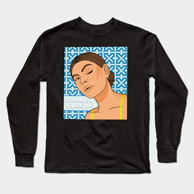 Flourish Everyday Long Sleeve T-Shirt by Eleyna Morris Apparel